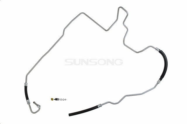 Sunsong Power Steering Return Line Hose Assembly P/N:3402405 Fits: Buick Lucerne 11-06, Cadillac Dts 11-06 - Image 1