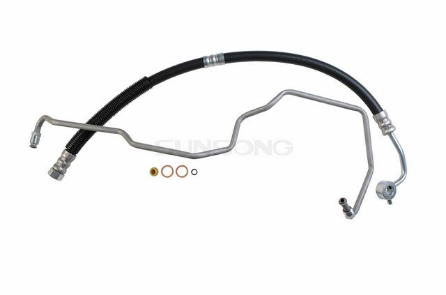 Sunsong Power Steering Pressure Line Hose Assembly P/N:3402413 Fits: Hyundai Tucson 09-05, Kia Sportage 10-05 - Image 1