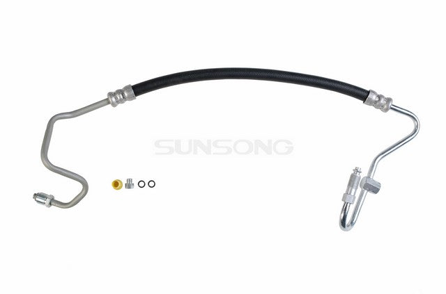 Sunsong Power Steering Pressure Line Hose Assembly P/N:3402414 Fits: Jeep Tj 06-05, Jeep Tj 2003, Jeep Wrangler 06-03 - Image 1