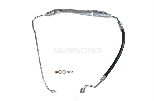 Sunsong Power Steering Pressure Line Hose Assembly P/N:3402416 Fits: Hyundai Sonata 10-06 - Image 1