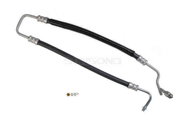 Sunsong Power Steering Pressure Line Hose Assembly P/N:3402429 Fits: Ford Explorer 10-06, Ford Explorer Sport Trac 10-07, Mercury Mountaineer 10-06 - Image 1