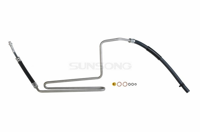 Sunsong Power Steering Return Line Hose Assembly P/N:3402479 Fits: Hummer H3 10-06, Hummer H3t 10-09 - Image 1