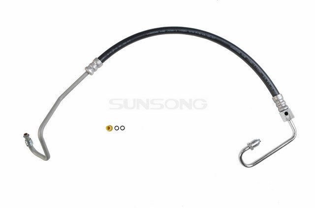 Sunsong Power Steering Pressure Line Hose Assembly P/N:3402484 Fits: Chevrolet P30 96-94, GMC P3500 96-94 - Image 1