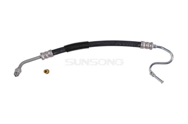 Sunsong Power Steering Pressure Line Hose Assembly P/N:3402499 Fits: Ford Bronco 96-93, Ford F-150 96-93, Ford F-250 96-93, Ford F-250 Hd 1997, Ford F-350 97-93 - Image 1