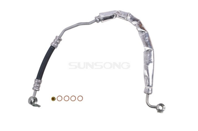 Sunsong Power Steering Pressure Line Hose Assembly P/N:3402513 Fits: Ford Edge 10-07, Lincoln Mkx 10-07 - Image 1