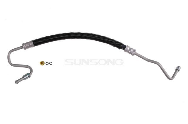 Sunsong Power Steering Pressure Line Hose Assembly P/N:3402516 Fits: Chevrolet Suburban 1500 2001, Chevrolet Tahoe 2001, GMC Yukon 2001, GMC Yukon Xl 1500 2001 - Image 1