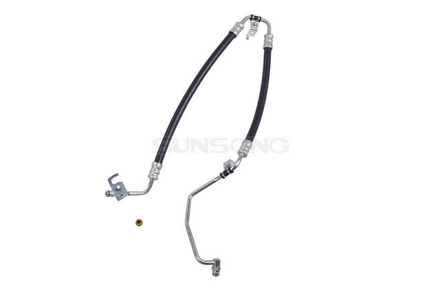Sunsong Power Steering Pressure Line Hose Assembly P/N:3402522 Fits: Ford Expedition 2007, Lincoln Navigator 2007 - Image 1