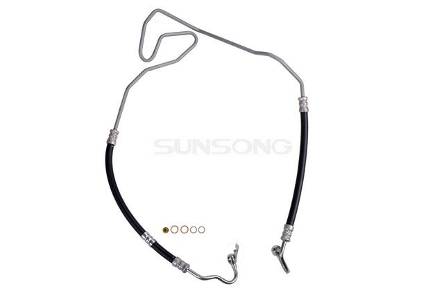 Sunsong Power Steering Pressure Line Hose Assembly P/N:3402535 Fits: Volkswagen Golf 06-02, Volkswagen Jetta 05-02 - Image 1