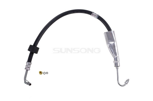 Sunsong Power Steering Pressure Line Hose Assembly P/N:3402538 Fits: Mercedes-benz Ml320 03-98, Mercedes-benz Ml430 01-99, Mercedes-benz Ml500 05-02, Mercedes-benz Ml55 Amg 03-00 - Image 1