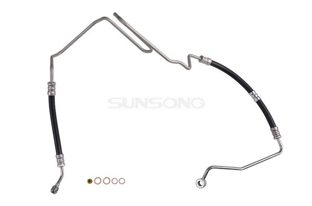 Sunsong Power Steering Pressure Line Hose Assembly P/N:3402542 Fits: Volkswagen Golf 04-99, Volkswagen Jetta 03-00 - Image 1