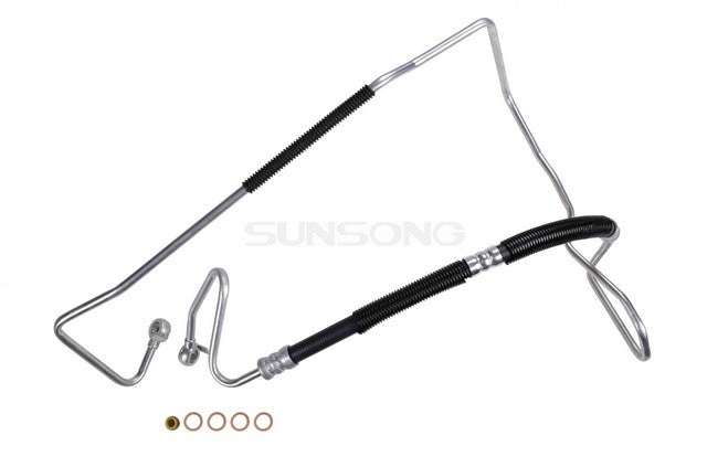 Sunsong Power Steering Pressure Line Hose Assembly P/N:3402544 Fits: Lexus Gs400 00-98, Lexus Gs430 05-01, Lexus Sc430 10-02 - Image 1