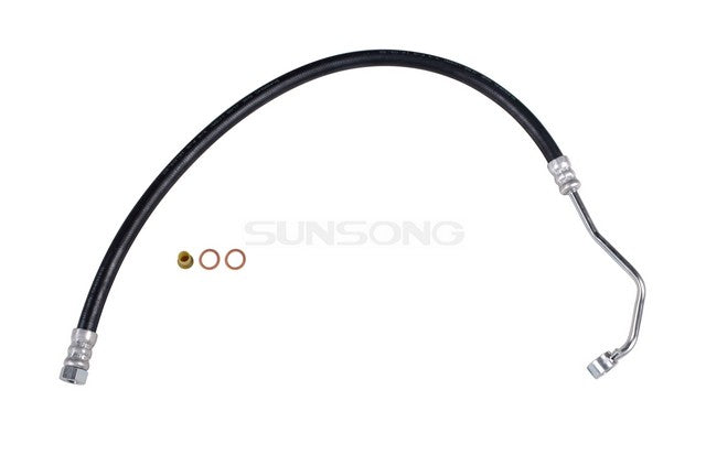 Sunsong Power Steering Pressure Line Hose Assembly P/N:3402559 Fits: Dodge Attitude 11-06, Dodge Verna 2006, Hyundai Accent 11-06 - Image 1