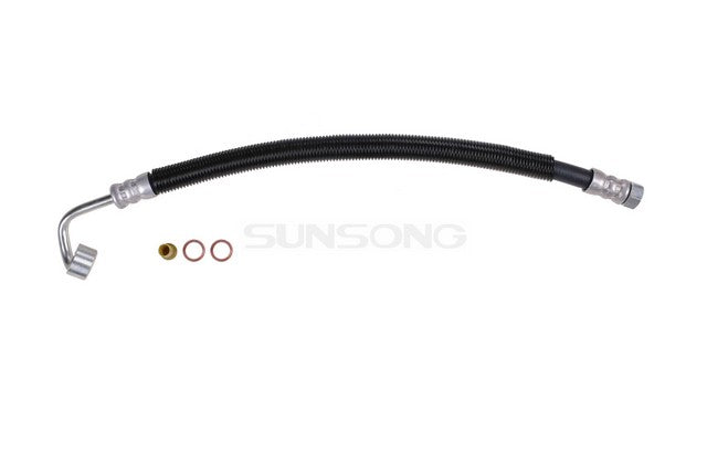 Sunsong Power Steering Pressure Line Hose Assembly P/N:3402580 Fits: Dodge Raider 1989, Mitsubishi Montero 96-89 - Image 1