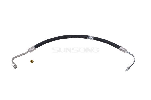 Sunsong Power Steering Pressure Line Hose Assembly P/N:3402582 Fits: Ford F-250 Super Duty 1999, Ford F-350 Super Duty 1999, Ford F-450 Super Duty 1999, Ford F-550 Super Duty 1999 - Image 1