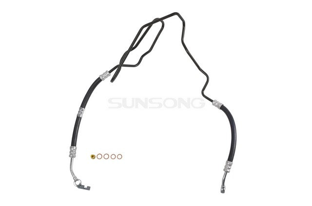 Sunsong Power Steering Pressure Line Hose Assembly P/N:3402587 Fits: Audi A3 03-98, Volkswagen Golf 01-00, Volkswagen Jetta 01-00 - Image 1