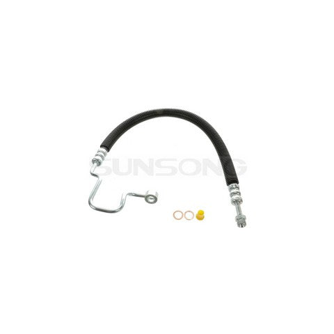 Sunsong Power Steering Pressure Line Hose Assembly P/N:3402589 Fits: Audi 100 94-92, Audi 100 Quattro 94-92, Audi A4 1996, Audi A6 98-95, Audi A6 Quattro 98-95 - Image 1