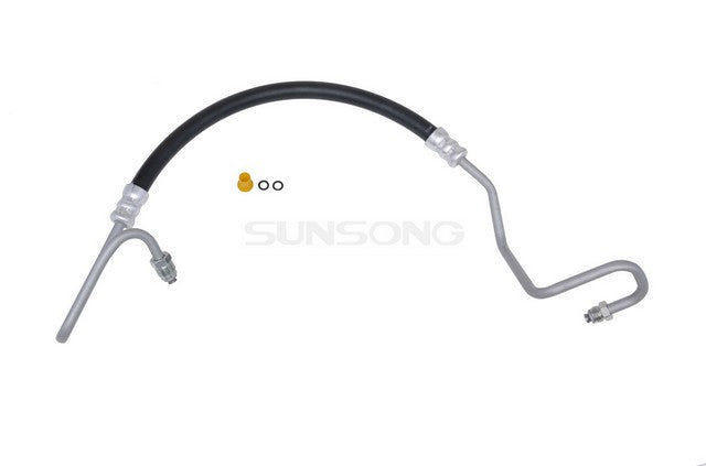 Sunsong Power Steering Pressure Line Hose Assembly P/N:3402630 Fits: Chevrolet Gp3500 96-93, Chevrolet P20 82-80, Chevrolet P30 95-80, GMC P2500 82-80, GMC P3500 95-80 - Image 1