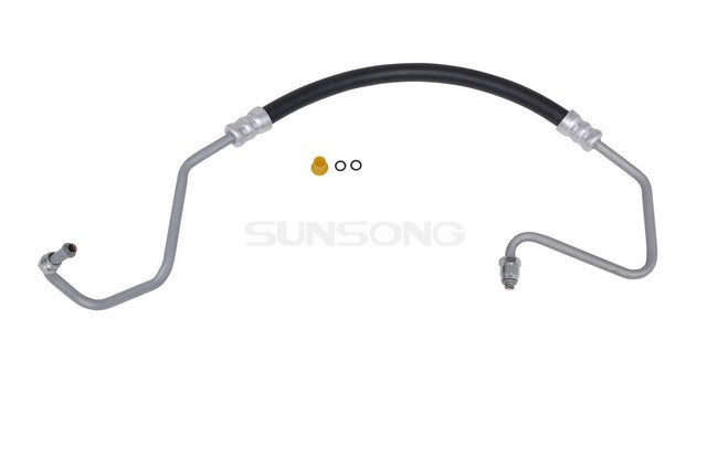 Sunsong Power Steering Pressure Line Hose Assembly P/N:3402631 Fits: Chevrolet P20 89-83, Chevrolet P30 95-83, GMC P2500 89-83, GMC P3500 95-83 - Image 1
