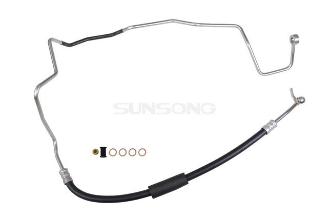 Sunsong Power Steering Pressure Line Hose Assembly P/N:3402703 Fits: Toyota 4runner 95-91, Toyota Pickup 95-91 - Image 1