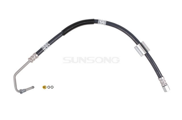 Sunsong Power Steering Pressure Line Hose Assembly P/N:3402742 Fits: Dodge Ram 1500 2008, Dodge Ram 2500 08-03, Dodge Ram 3500 08-03, Dodge Ram 4000 07-06 - Image 1