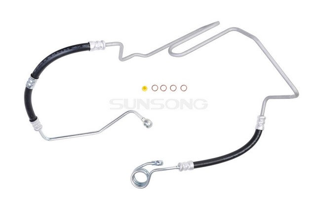 Sunsong Power Steering Pressure Line Hose Assembly P/N:3402778 Fits: Volkswagen Jetta 2004 - Image 1