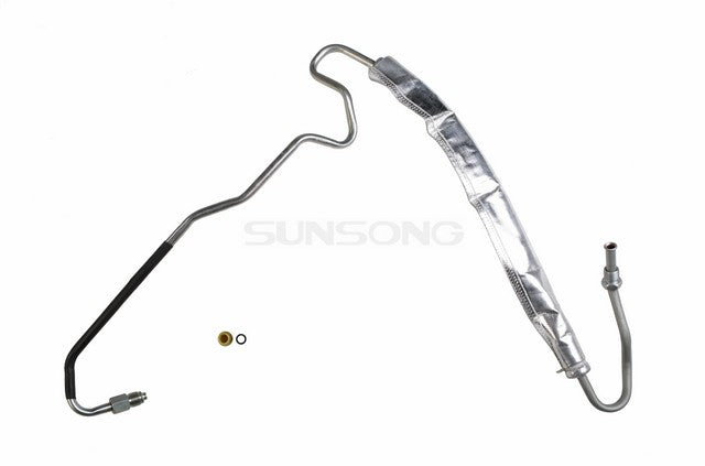 Sunsong Power Steering Pressure Line Hose Assembly P/N:3402808 Fits: Pontiac Vibe 08-03, Toyota Corolla 08-03, Toyota Matrix 08-03 - Image 1