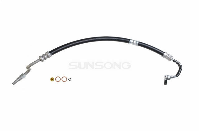Sunsong Power Steering Pressure Line Hose Assembly P/N:3402809 Fits: Toyota Camry 09-02, Toyota Solara 08-04 - Image 1