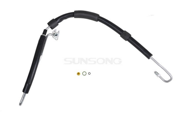 Sunsong Power Steering Pressure Line Hose Assembly P/N:3402887 Fits: Audi A4 12-09, Audi A4 Quattro 12-09, Audi A5 12-10, Audi A5 Quattro 12-10, Audi Q5 12-09, Audi S4 12-10, Audi S5 12-10 - Image 1