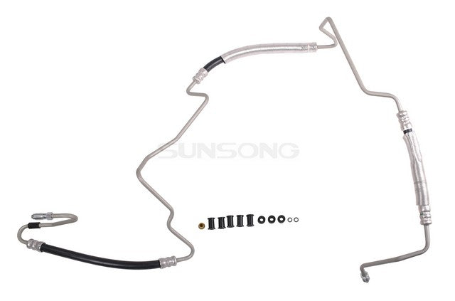 Sunsong Power Steering Pressure Line Hose Assembly P/N:3402926 Fits: Chrysler TOWN &amp; COUNTRY 10-08, Chrysler Voyager 2008, Dodge Grand Caravan 10-08, Volkswagen Routan 10-09 - Image 1