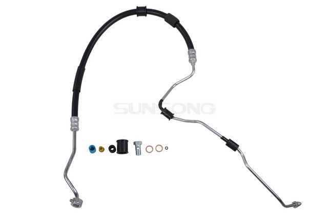 Sunsong Power Steering Pressure Line Hose Assembly P/N:3402944 Fits: Kia Rio 11-06, Kia Rio5 11-06 - Image 1