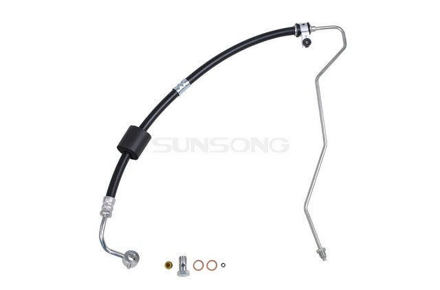 Sunsong Power Steering Pressure Line Hose Assembly P/N:3402945 Fits: Kia Spectra 09-07, Kia Spectra5 09-07 - Image 1