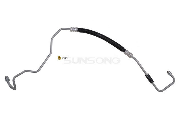 Sunsong Power Steering Pressure Line Hose Assembly P/N:3402964 Fits: Chevrolet Silverado 2500 Hd, Chevrolet Silverado 3500, Chevrolet Silverado 3500 Hd, GMC Sierra 1500, GMC Sierra 2500 Hd, GMC Sierra 3500 Hd - Image 1