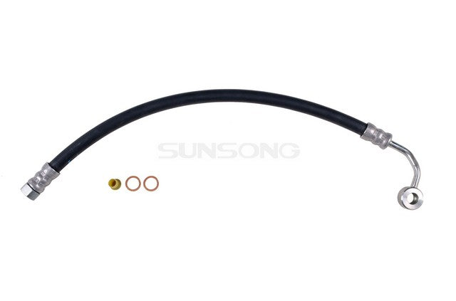 Sunsong Power Steering Pressure Line Hose Assembly P/N:3403001 Fits: Dodge Verna 05-04, Hyundai Accent 05-01, Hyundai Accent 97-96 - Image 1
