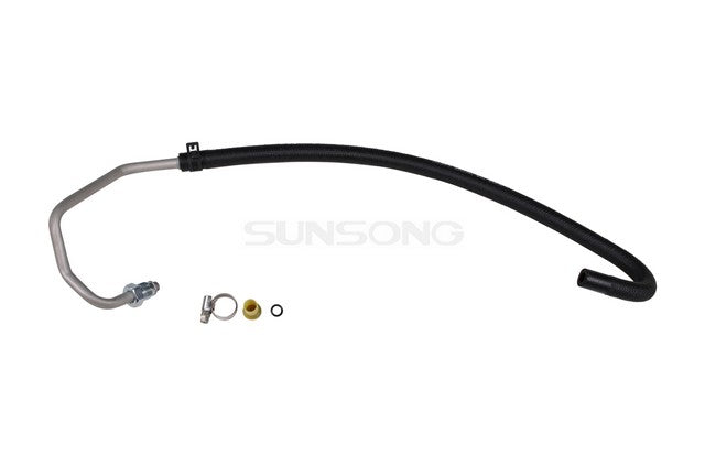 Sunsong Power Steering Return Line Hose Assembly P/N:3403017 Fits: Jeep Cherokee 90-87, Jeep Comanche 90-87, Jeep Wagoneer 90-87 - Image 1