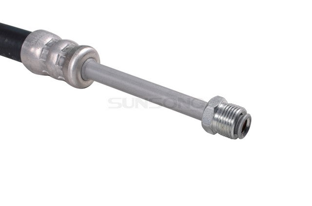 Sunsong Power Steering Pressure Line Hose Assembly P/N:3403023 Fits: Oldsmobile 98 70-68, Oldsmobile Delmont 88 1968, Oldsmobile Delta 88 70-68, Pontiac Bonneville 70-68, Pontiac Catalina 70-68, Pontiac Executive 70-68, Pontiac Grand Prix 1968 - Image 2