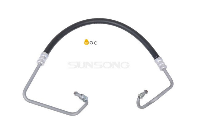 Sunsong Power Steering Pressure Line Hose Assembly P/N:3403061 Fits: Chevrolet P20 82-80, Chevrolet P30 82-80, GMC P2500 82-80, GMC P3500 82-80 - Image 1