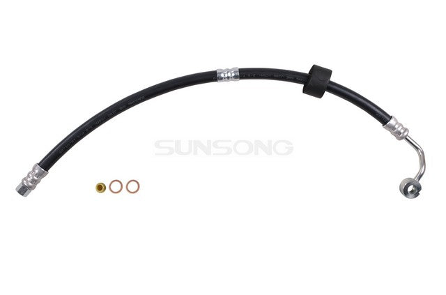 Sunsong Power Steering Pressure Line Hose Assembly P/N:3403119 Fits: Hyundai Elantra 06-01, Hyundai Tiburon 08-03 - Image 1