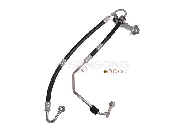 Sunsong Power Steering Pressure Line Hose Assembly P/N:3403241 Fits: BMW 335i Xdrive 13-09, BMW 335xi 08-07, BMW X1 15-13 - Image 1