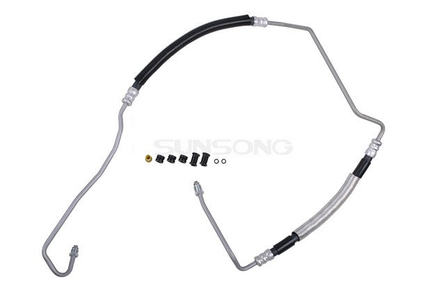 Sunsong Power Steering Pressure Line Hose Assembly P/N:3403273 Fits: Chrysler 200 14-11, Dodge Avenger 14-11 - Image 1