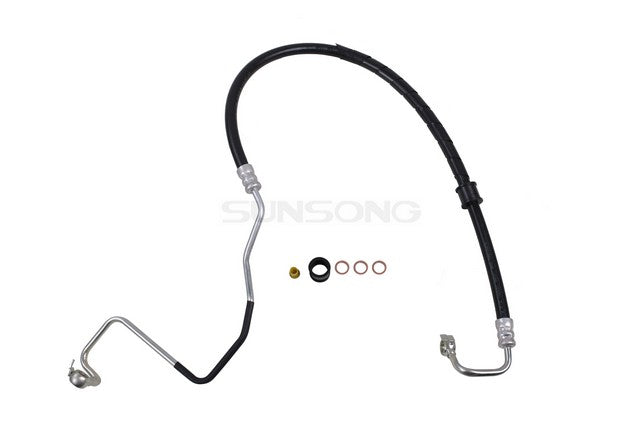 Sunsong Power Steering Pressure Line Hose Assembly P/N:3403287 Fits: Mitsubishi Outlander 2003 - Image 1
