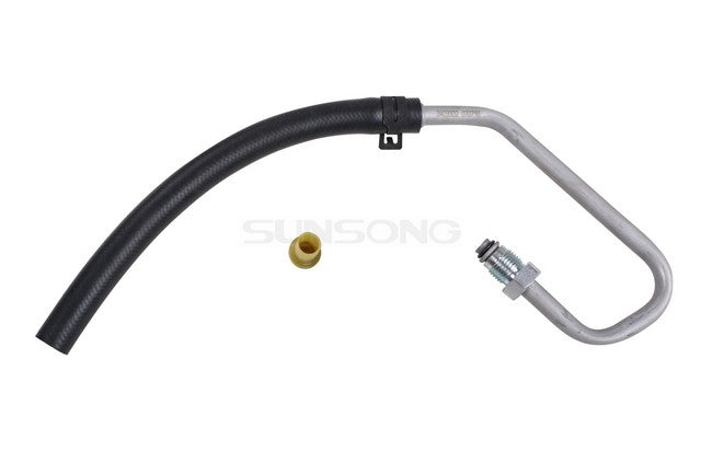 Sunsong Power Steering Return Line Hose Assembly P/N:3403302 Fits: Chevrolet Cargo Van, Chevrolet Express 1500, Chevrolet Express 2500, Chevrolet Express 3500, Chevrolet Gp3500, GMC Savana 1500, GMC Savana 2500, GMC Savana 3500 - Image 1