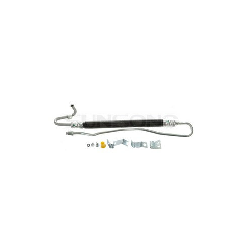 Sunsong Power Steering Pressure Line Hose Assembly P/N:3403504 Fits: Ford E-100 Econoline 75-71, Ford E-150 Econoline 1975, Ford E-200 Econoline 74-71, Ford E-250 Econoline 1975, Ford E-300 Econoline 74-71, Ford E-350 Econoline 1975 - Image 1