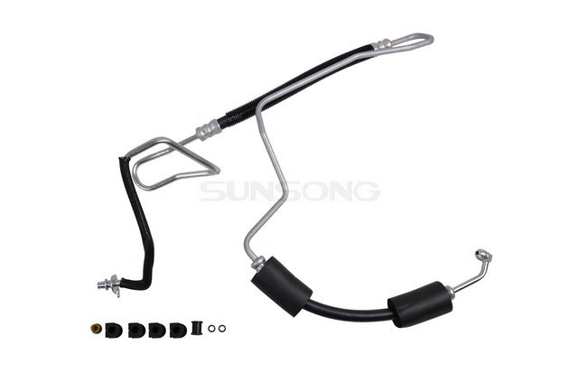 Sunsong Power Steering Pressure Line Hose Assembly P/N:3403612 Fits: Cadillac Sts 11-05 - Image 1