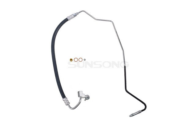 Sunsong Power Steering Pressure Line Hose Assembly P/N:3403661 Fits: Infiniti G25 12-11, Infiniti G35 08-07, Infiniti G37 13-08, Infiniti Q60 15-14, Nissan 370z 13-10 - Image 1