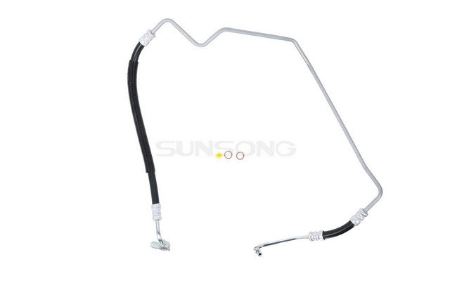 Sunsong Power Steering Pressure Line Hose Assembly P/N:3403671 Fits: Nissan Frontier 00-99, Nissan Xterra 2000 - Image 1