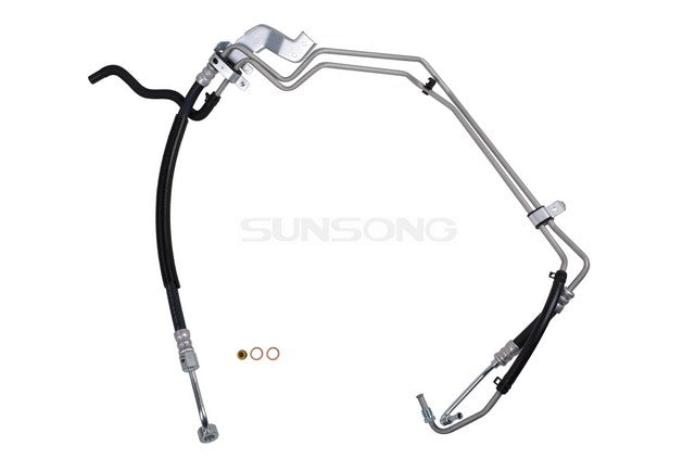 Sunsong Power Steering Hose Assembly P/N:3403672 Fits: Nissan Frontier 04-01, Nissan Xterra 04-01 - Image 1