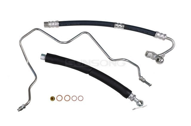 Sunsong Power Steering Pressure Line Hose Assembly P/N:3403673 Fits: Infiniti G35 08-07, Infiniti G37 2009 - Image 1