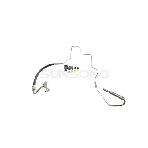 Sunsong Power Steering Pressure Line Hose Assembly P/N:3403676 Fits: Infiniti G25 12-11, Infiniti G37 13-09, Infiniti Q40 2015, Infiniti Q60 15-14 - Image 2