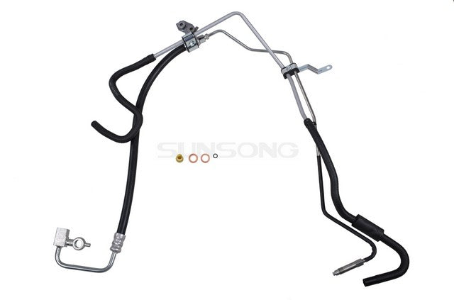 Sunsong Power Steering Hose Assembly P/N:3403680 Fits: Infiniti G35 08-07, Infiniti G37 13-08, Infiniti Q60 15-14 - Image 1