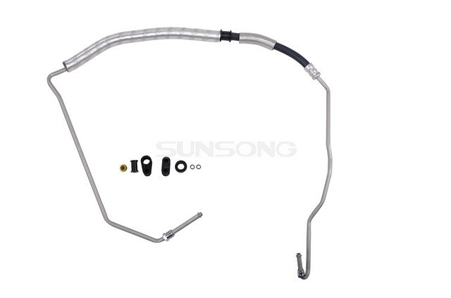 Sunsong Power Steering Pressure Line Hose Assembly P/N:3403690 Fits: Dodge Caliber 12-07, Jeep Compass 17-07, Jeep Patriot 17-07 - Image 1
